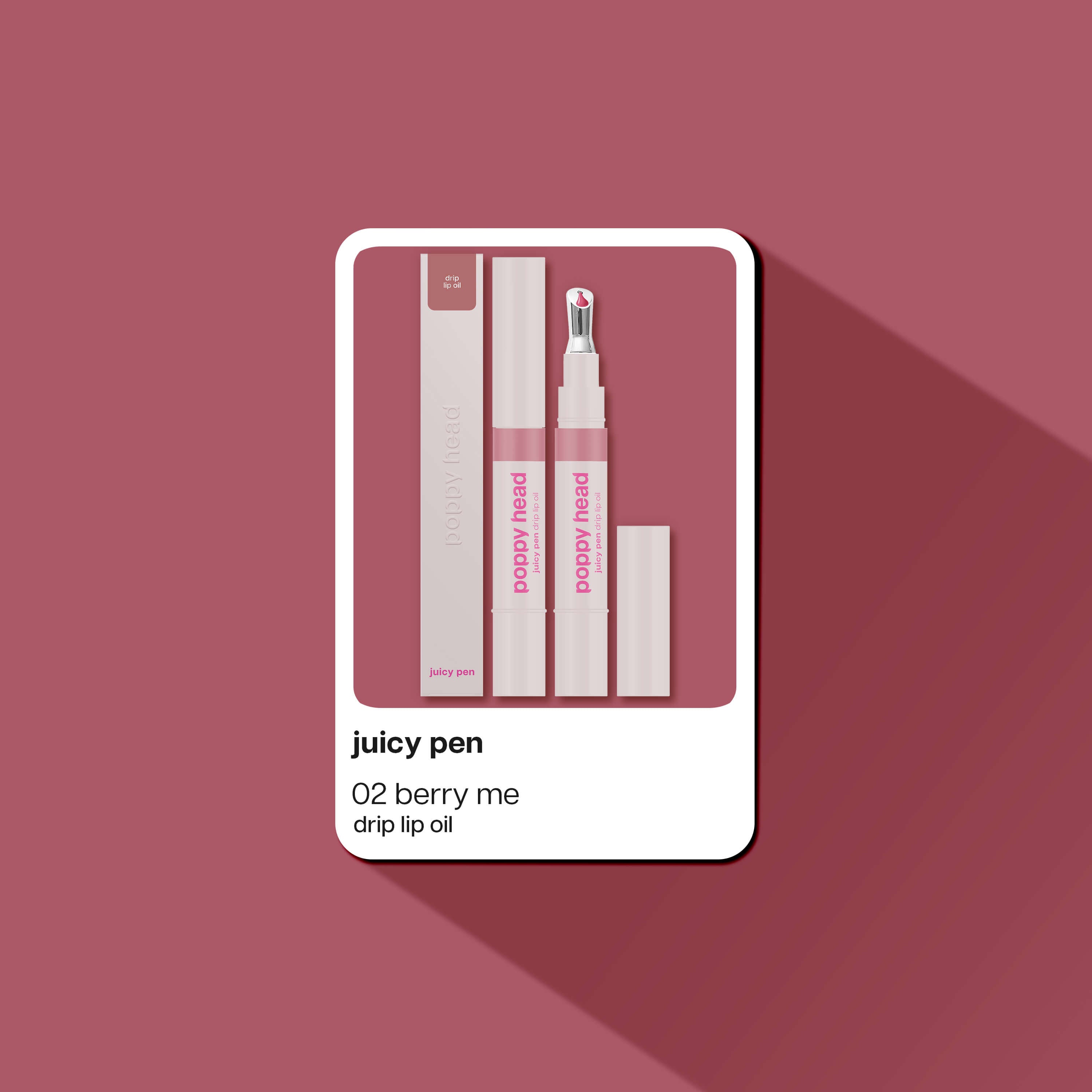 juicy pen Olejek do ust 5903843265139_4 Poppy Head