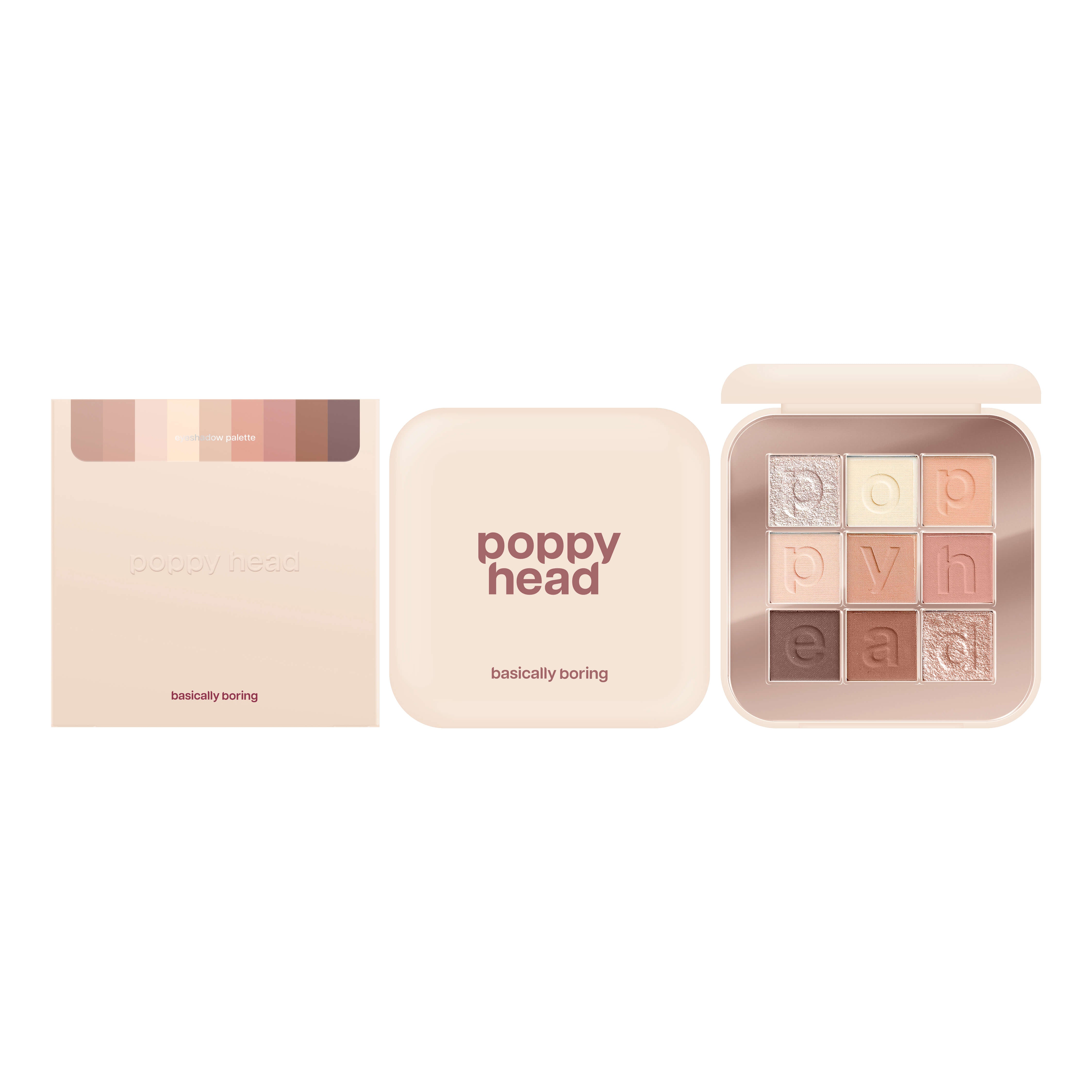 basically boring Paletka 9 cieni do oczu 5903843265184_6 Poppy Head
