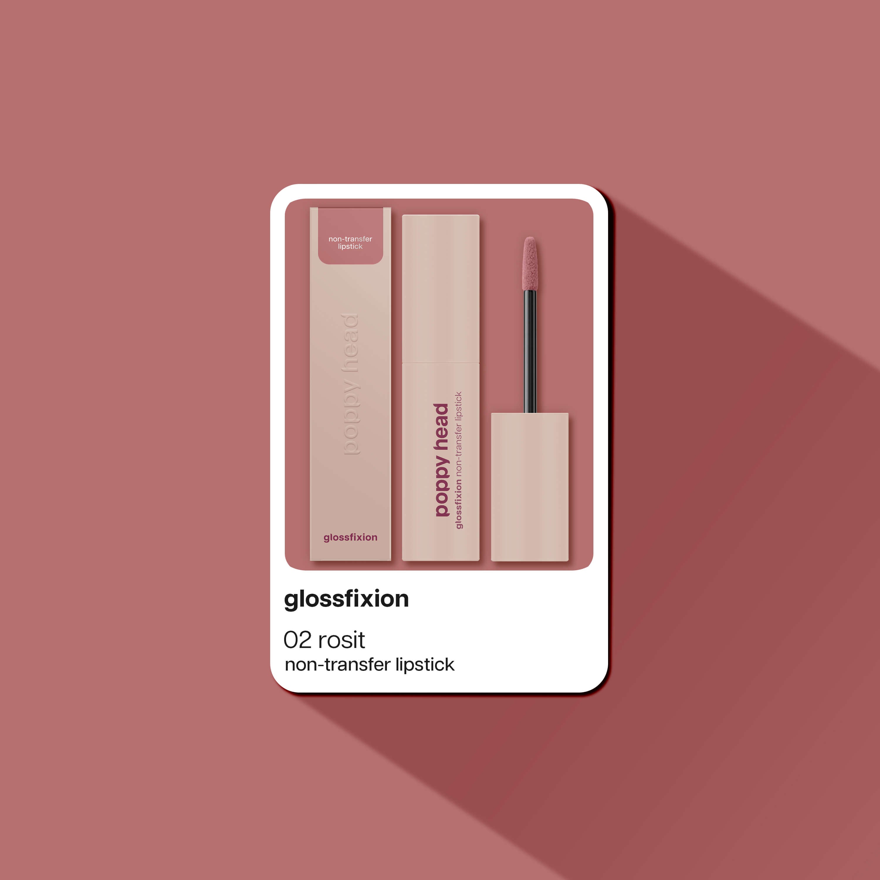 glossfixion Pomadka zastygająca 5903843265443_4 Poppy Head