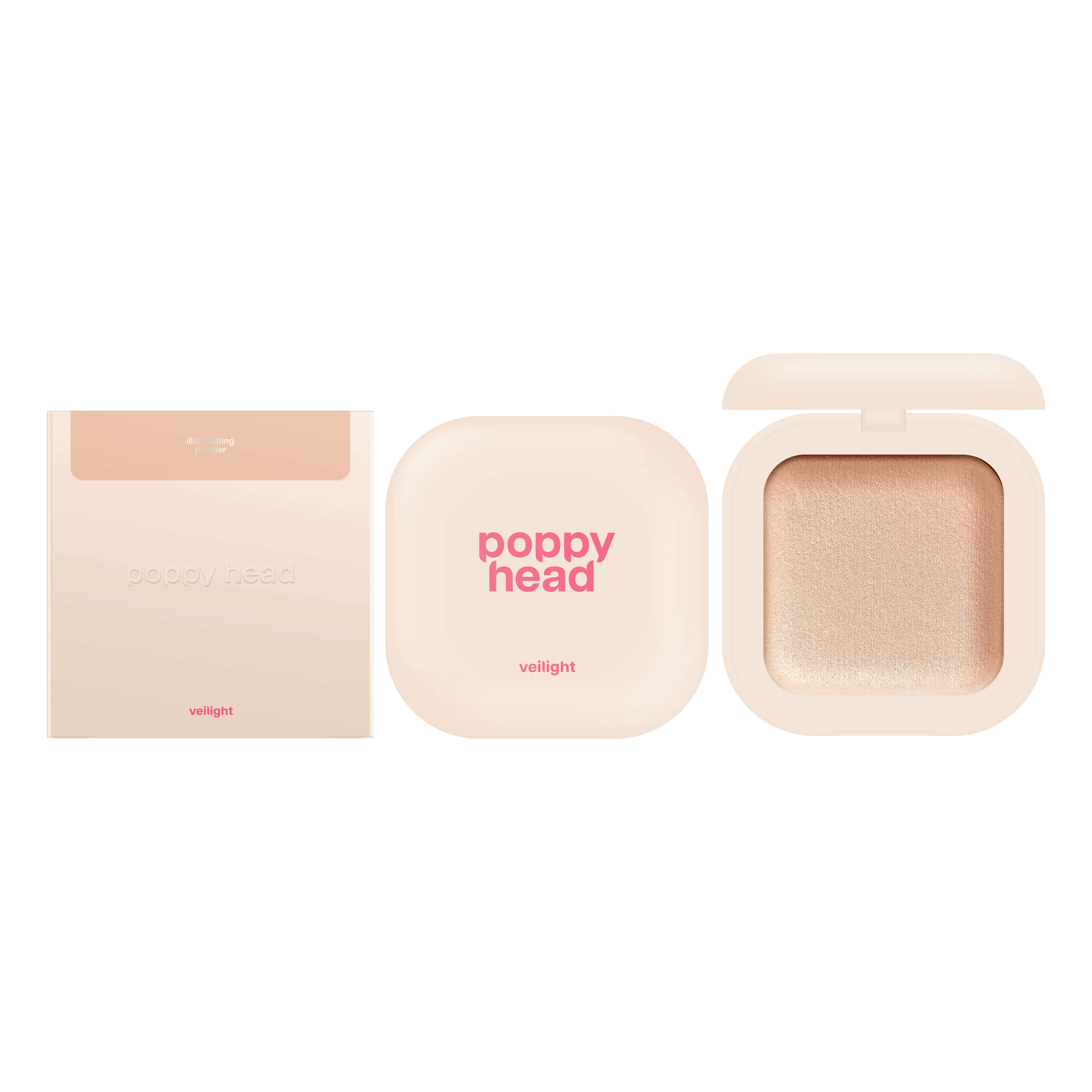 veilight Wypiekany puder rozświetlający 5903843265481_5 Poppy Head