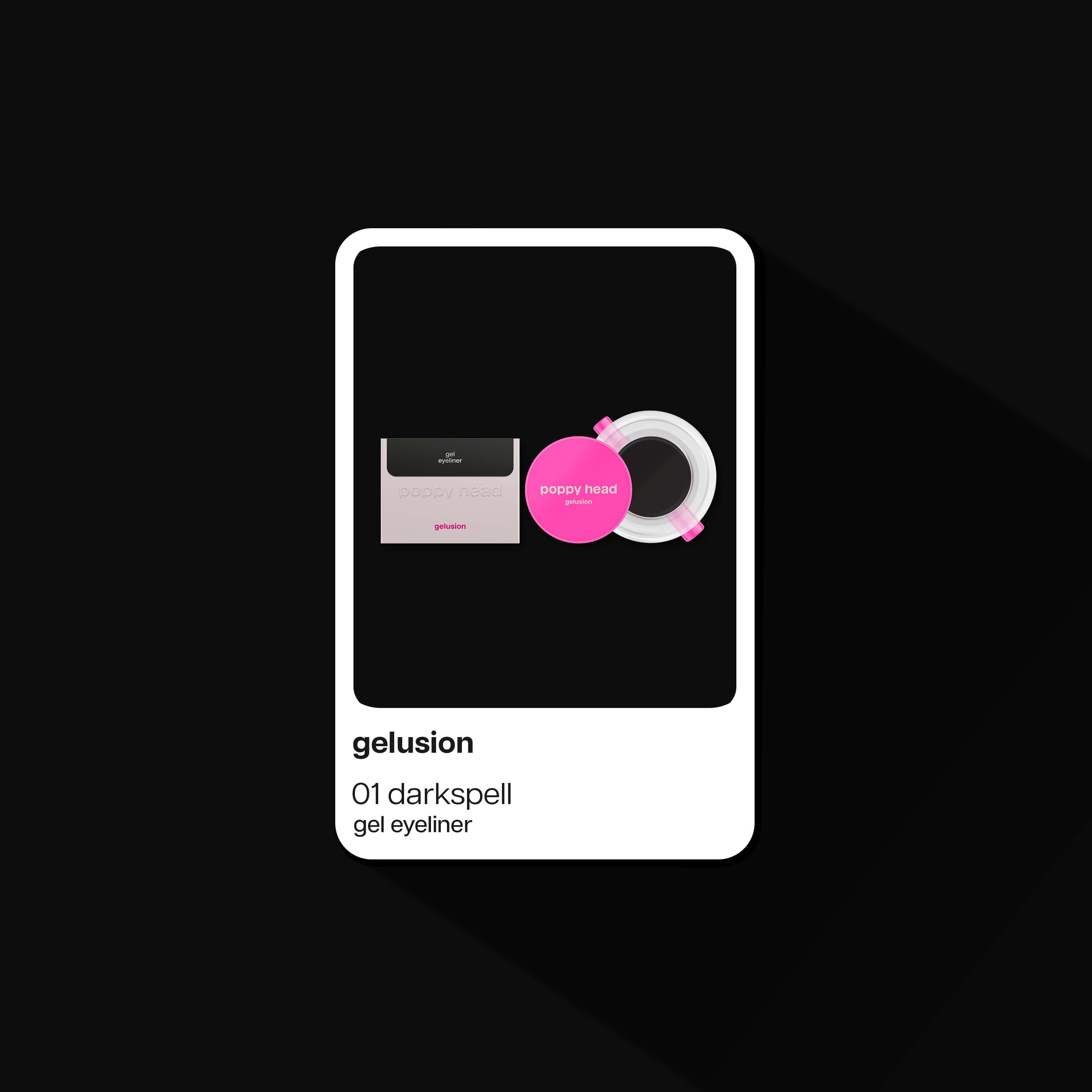 gelusion Eyeliner w żelu 5903843265764_3 Poppy Head