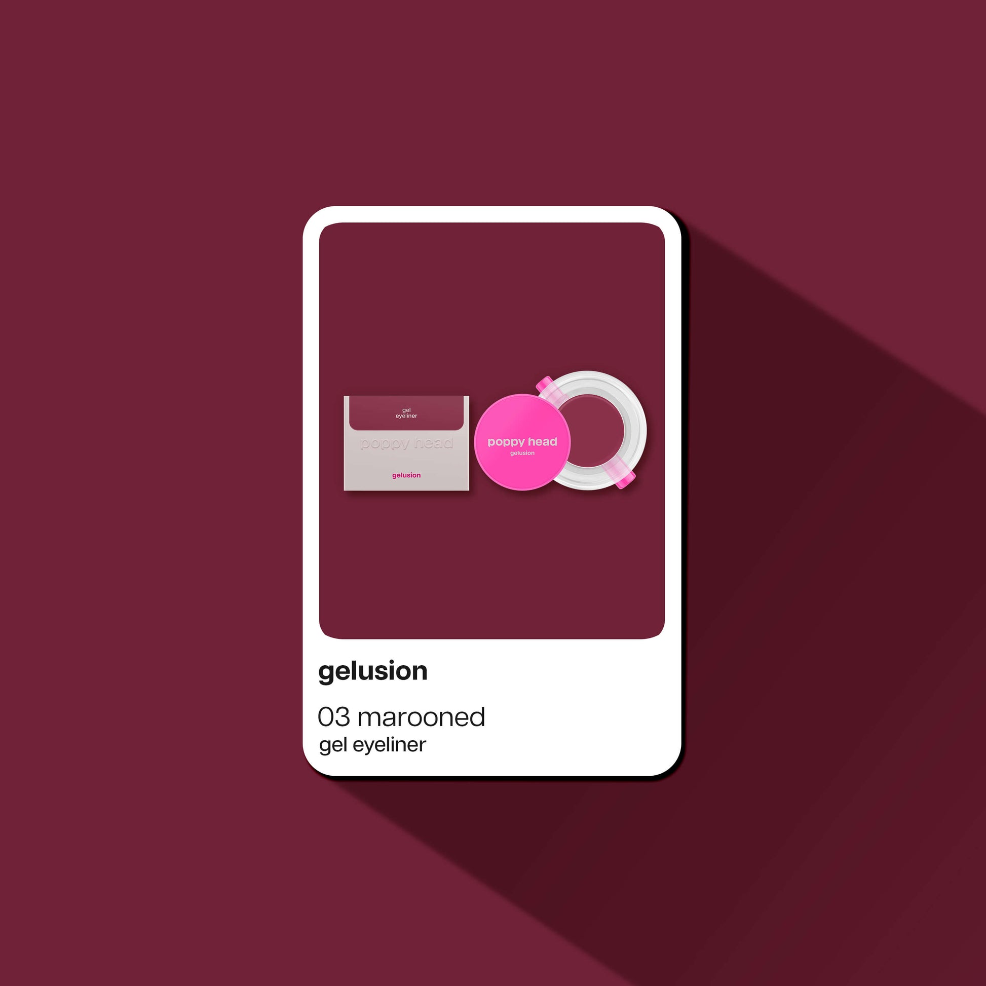 gelusion Eyeliner w żelu 5903843265788_3 Poppy Head