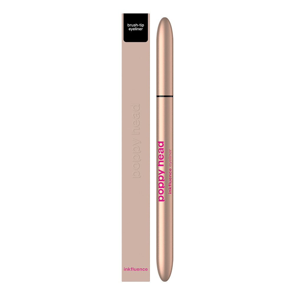 inkfluence 01 true black Eyeliner w pisaku z pędzelkową końcówką 5906448730057_1 Poppy Head