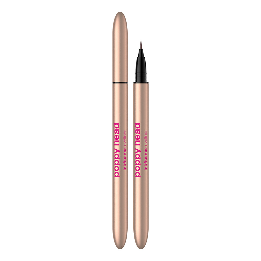 inkfluence Eyeliner w pisaku z pędzelkową końcówką 5906448730064_5 Poppy Head