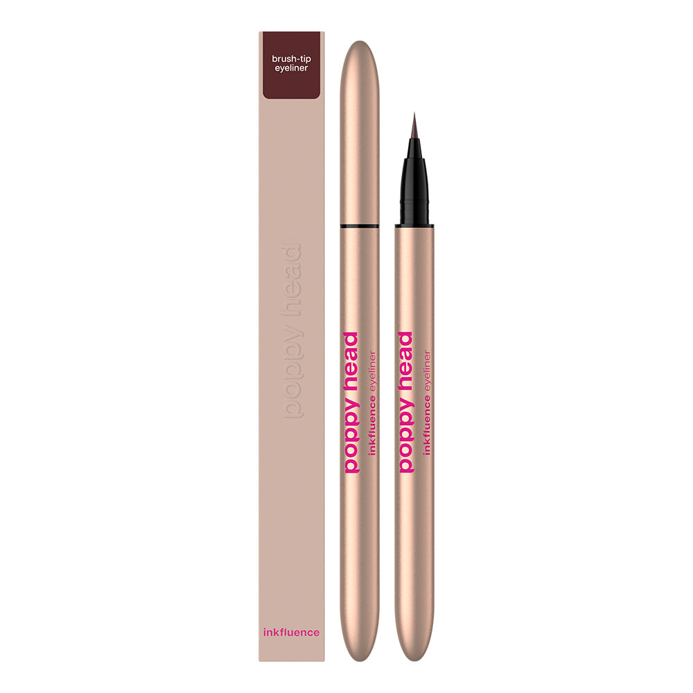 inkfluence Eyeliner w pisaku z pędzelkową końcówką 5906448730064_6 Poppy Head
